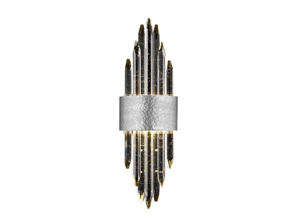 Aspen Collection Bubbled Crystal Wall Sconce