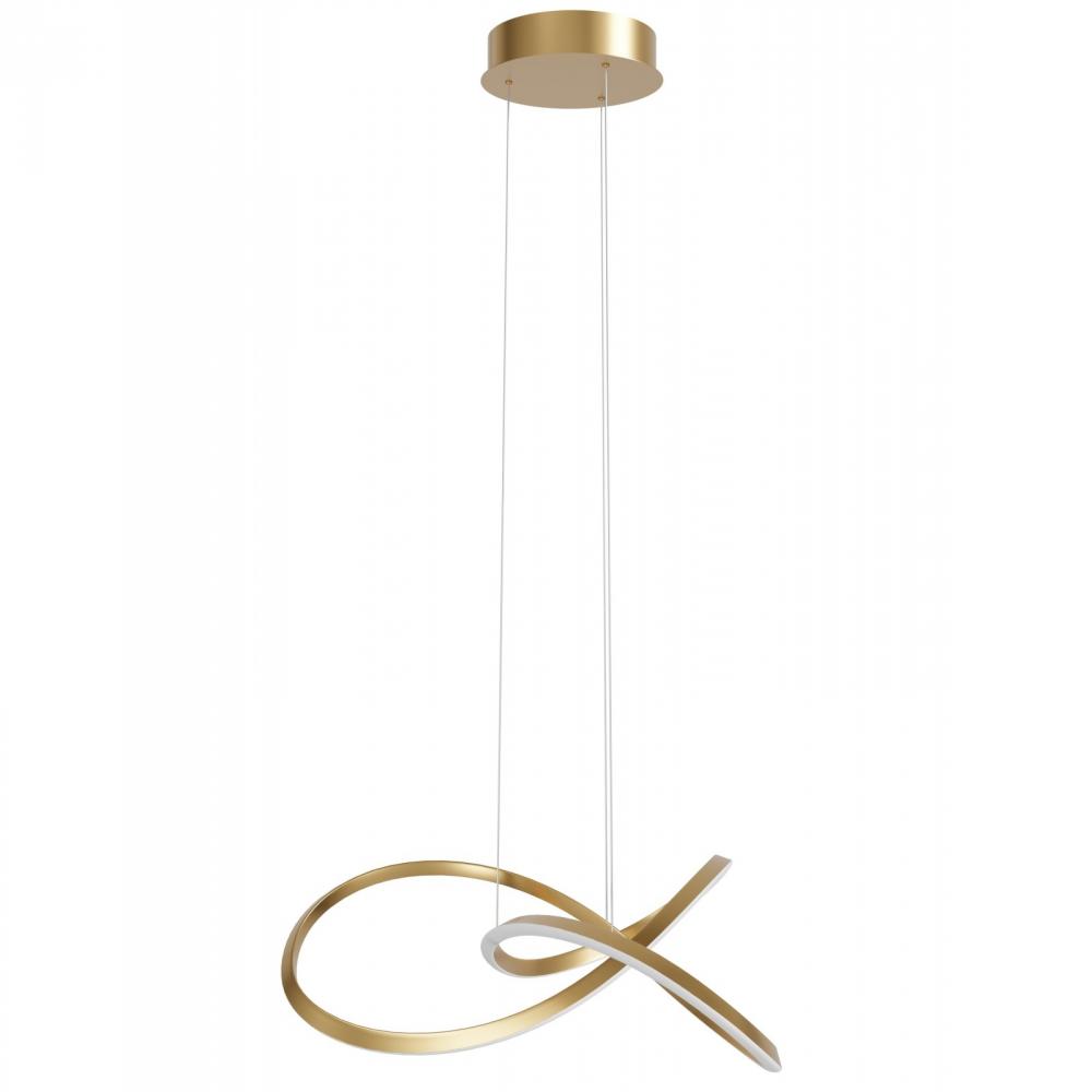 Windsor 33" Pendant In Golden Bronze