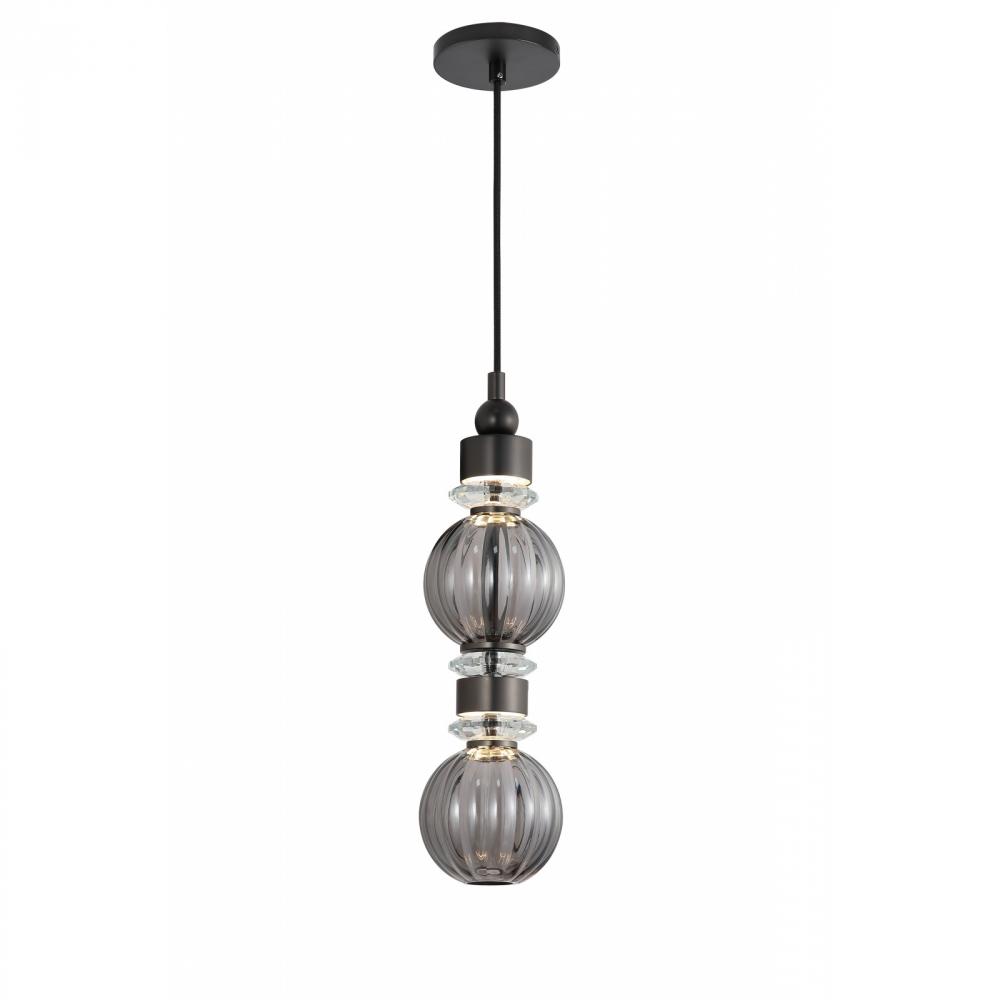 Avra 18" pendant In Black