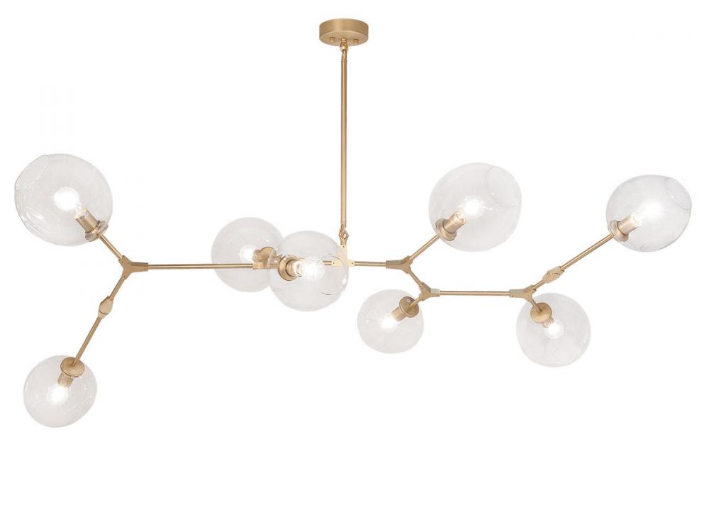 Fairfax Ave. 8 Light Glass Globe Chandelier