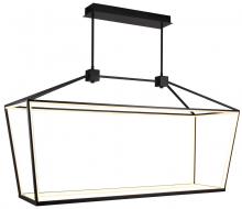 Avenue Lighting HF9403-BK - Park Ave. Led Large Linear Cage Pendant