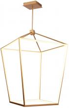 Avenue Lighting HF9402-GLD - Park Ave. Led Large Cage Pendant