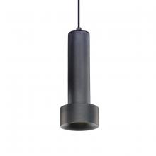 Avenue Lighting HF1071-DGY - Cicada 1 Light Pentant Knurled Dark Grey