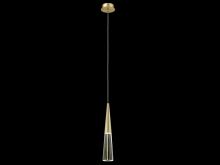 Avenue Lighting HF7701-BB - Encino 15" Crystal Pendant in Brushed Brass