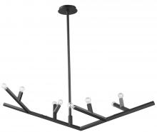 Avenue Lighting HF8888-BLK - The Oaks 52" Linear Chandelier in Black