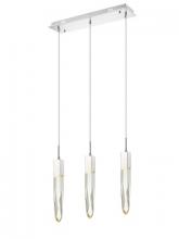 Avenue Lighting HF1900-3-AP-CH-C - Aspen Collection 3 Light Clear Crystal Multi Port Pendant