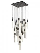 Avenue Lighting HF1904-25-GL-BK-C - The Original Glacier Collection 25 Light Clear Crystal Multi Port Pendant