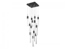 Avenue Lighting HF1905-13-GL-BK-C - The Original Glacier Collection 13 Light Clear Crystal Multi Port Pendant