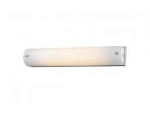 Avenue Lighting HF1111-BN - Cermack St. 18"  LED Resctangular  Vanity Bath Bar in Brushed Nickel with Frosted Glass
