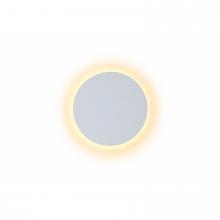 Avenue Lighting HF1376-WHT - Parker 15"  Round Wall Sconce In Paintable White Plaster