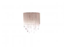 Avenue Lighting HF1511-TP - Beverly Drive Taupe Silk String And Crystal Wal Sconce