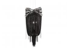 Avenue Lighting HF1608-BLK - Wilshire Blvd. Black Steel Chain Foyear Hanging Fixture