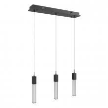 Avenue Lighting HF1900-3-BOA-BK - Boa Collection 3 Light Studded Glass Multi Port Pendant