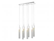 Avenue Lighting HF1900-7-BOA-CH - Boa Collection 7 Light Studded Glass Multi Port Pendants