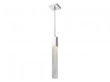 Avenue Lighting HF1901-1-BOA-CH - Boa Collection 1 Light  Pendant in Polished Chrome with Studded Glass
