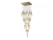 Avenue Lighting HF1903-41-AP-BB - Aspen Collection 41 Light Bubbled Crystal Multi Port Pendant