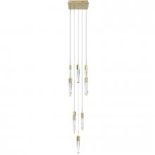 Avenue Lighting HF1905-13-AP-BB-C - Aspen Collection 13 Light Clear Crystal Multi Port Pendant