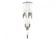 Avenue Lighting HF1905-13-AP-CH - Aspen Collection 13 Light Bubbled Crystal Multi Port Pendant