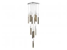 Avenue Lighting HF1905-13-GL-CH - The Original Glacier Collection 13 Light Bubbled Crystal Multi Port Pendant