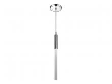 Avenue Lighting HF2020-FR-PN - Main Street Collection 1 Light Frosted Glass Pendant