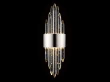 Avenue Lighting HF3017-PN - Aspen Collection Bubbled Crystal Wall Sconce