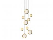 Avenue Lighting HF5019-PB - Bottega 9 Light Multi Port Pendant