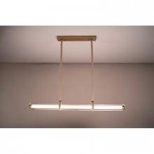 Avenue Lighting HF7300-AB - Nautilus Linear Pendant In Aged Brass