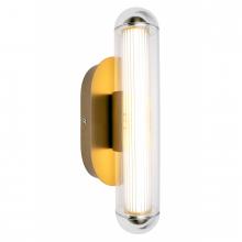 Avenue Lighting HF7305-AB - Nautilus 16" Wall Sconce In Aged Brass