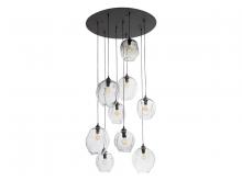 Avenue Lighting HF8149-DBZ-CL - Sonoma Ave. 9 Light Clear Globe Multi Port Pendant