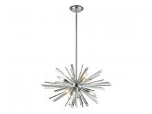 Avenue Lighting HF8201-CH - Palisades Ave. Metal And Crystal Chandelier