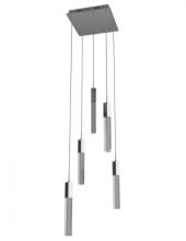 Avenue Lighting HF1900-5-GL-CH-SNW - The Original Glacier Collection 5 Light Multi Pendant in Polished Chrome with Snow Crystal