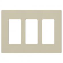 Lutron Electronics SC-3-CY - SATIN WALLPLATE 3G CY