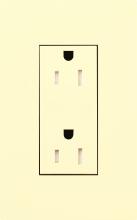 Lutron Electronics LTR-F15-TR-BE - DUPLEX 15A TR RECEPTACLE BE FP