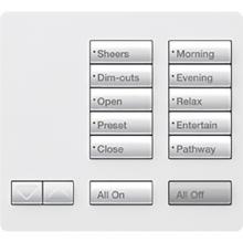 Lutron Electronics RR-T10RL-SW - RADIORA2 LG 10 BUTTON TT R/L KEYPAD SW