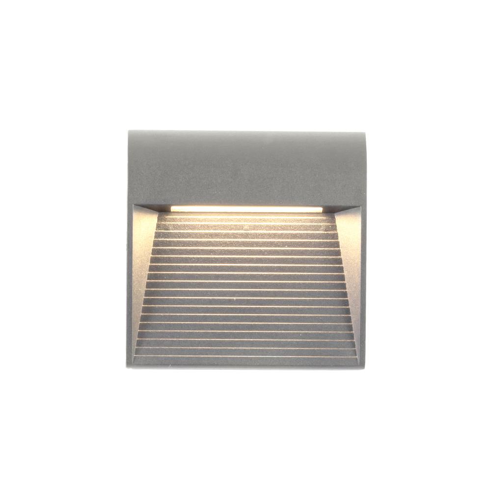 Casa 5-in Grey LED Exterior Wall Sconce