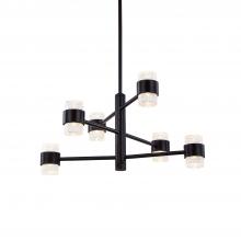 Kuzco Lighting Inc EP48224-BK-UNV - Copenhagen 24-in (3 Tier) Black LED Exterior Pendant