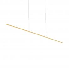 Kuzco Lighting Inc LP18260-BG - Vega Minor 60-in Brushed Gold LED Linear Pendant