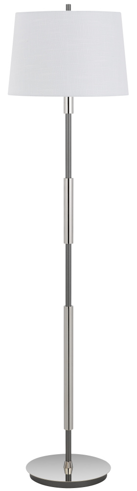 150W 3 Way Ciudad Metal Two Tone Floor Lamp