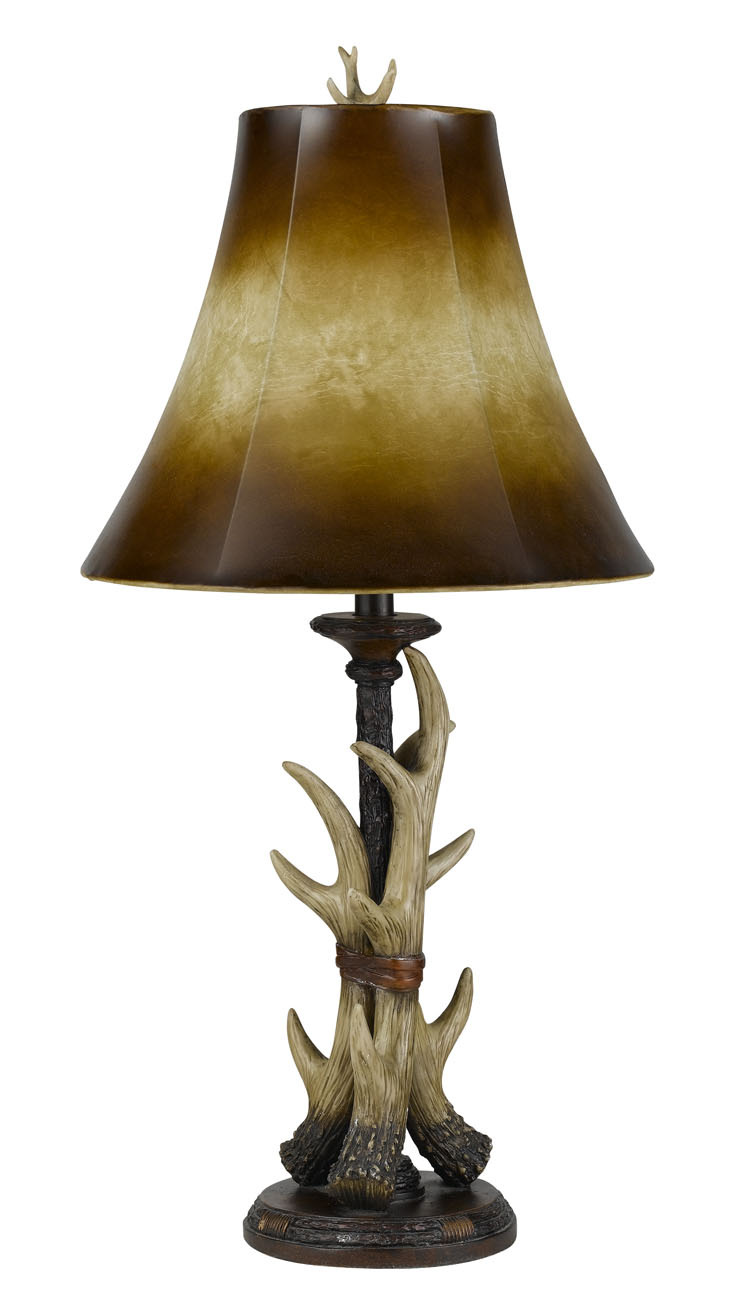 100W Resin Buckhorn Table Lamp