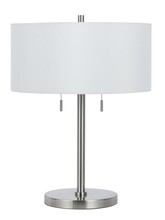 CAL Lighting BO-2450TB-BS - 23.5" Height Metal Table Lamp in Brushed Steel