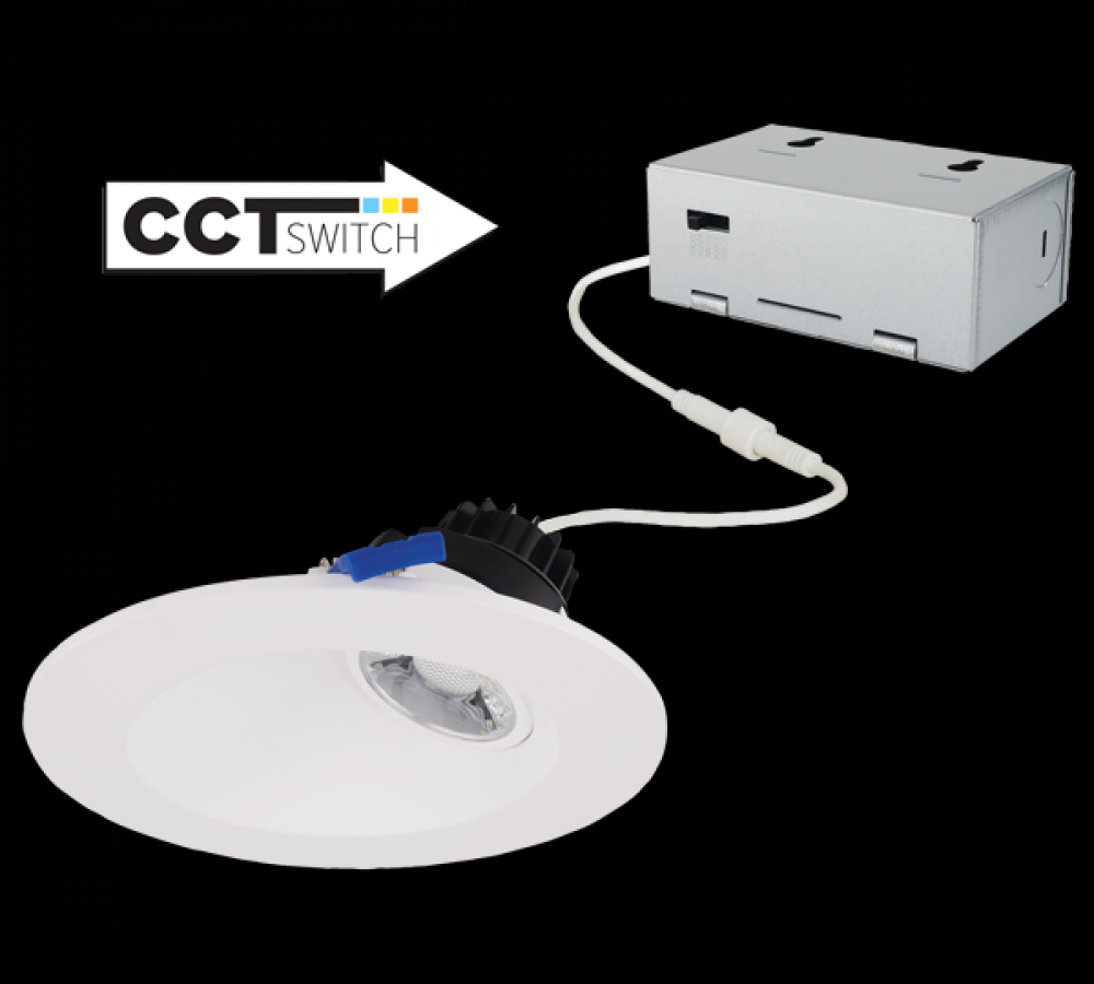 4" LED SLPD RND RGRSSD 510LM 5CCT