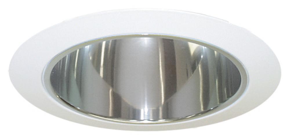 DISCONT 5" CLR CONE RFLCTR W/H-BRCKT