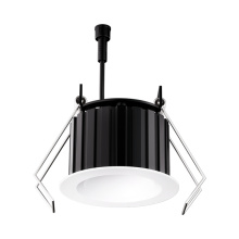 Elco Lighting E1AK02NF30BB - 1" ARCH DWNLT RND RFLCTR 28° 30K ALL BLK