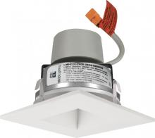 Elco Lighting E415R0835W - 4" WHT SQ BFFL INSRT W/DRVR 850LM 35K