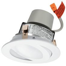 Elco Lighting E418R0840W - 4" RND ADJSTBL INSRT W/ DRVR 850LM 40K G2
