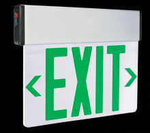 Elco Lighting EDGLIT2R-C - LED Edge Lit Exit Sign with Battery Backup