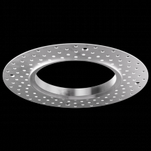 Elco Lighting EL3FMR - 3" RND KOTO FLUSH MOUNT SPACKLE FRM