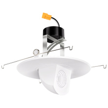 Elco Lighting EL697CT5W2 - 6" LED ADJ TRIM 0-90° 840LM DIM 5CCT WHT