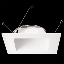 Elco Lighting ELK6829BB - 6" SQR ADJ TRIM FOR KOTO ALL BLK