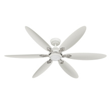Casablanca Fan Company 53584 - Casablanca 60 inch Azalea ENERGY STAR® Fresh White Damp Rated Ceiling Fan with LED Light Kit